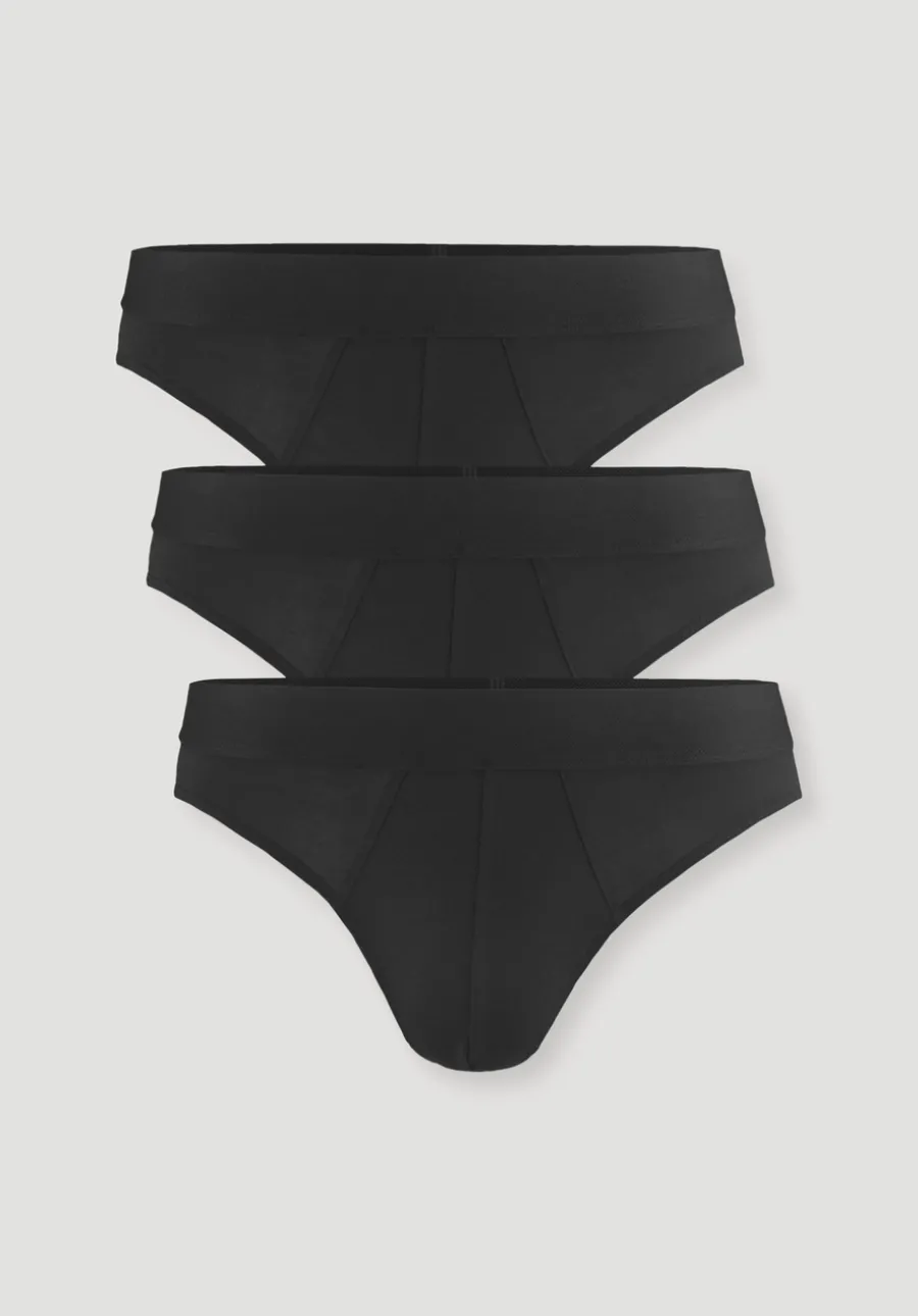 Slip Regular Cut im 3er-Pack COTTON MIX aus Bio-Baumwolle von hessnatur