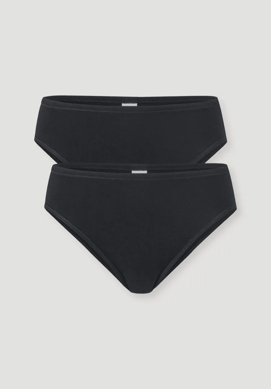Slip Regular Cut im 2-Pack PURE COTTON aus reiner Bio-Baumwolle von hessnatur
