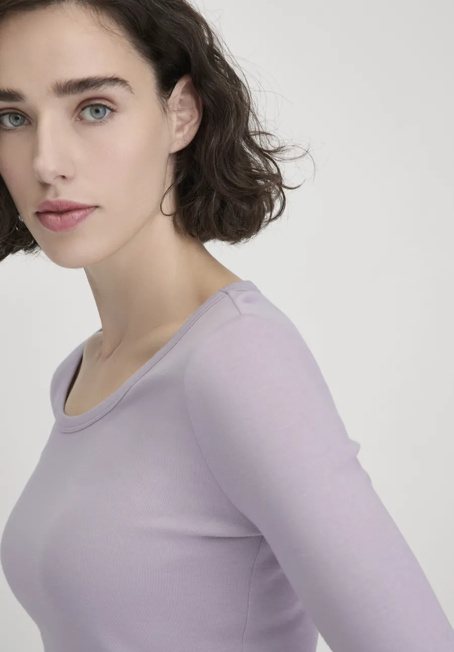 Softrib Longsleeve Fitted aus Bio-Baumwolle und TENCEL™ Modal von hessnatur