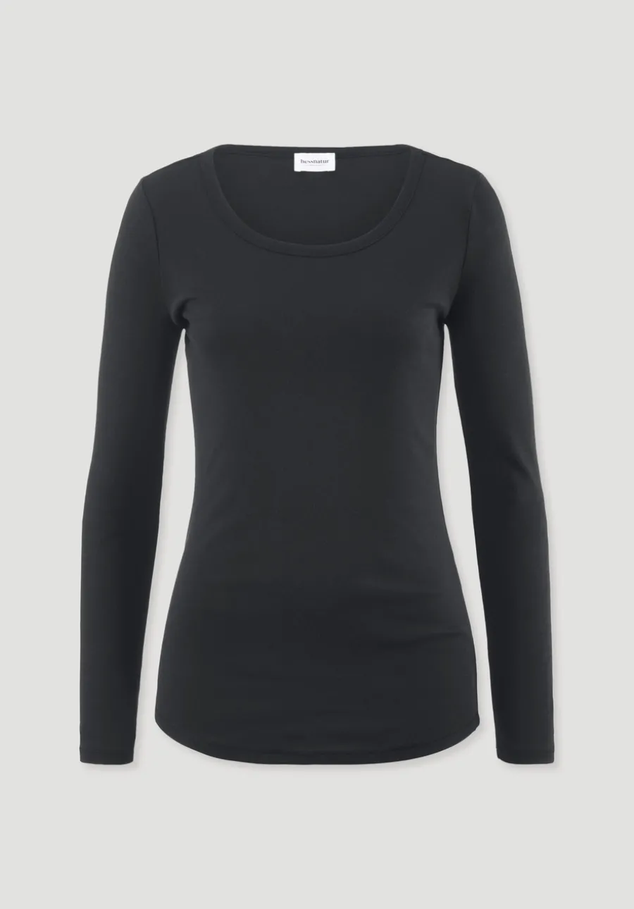 Softrib Longsleeve Fitted aus Bio-Baumwolle und TENCEL™ Modal von hessnatur
