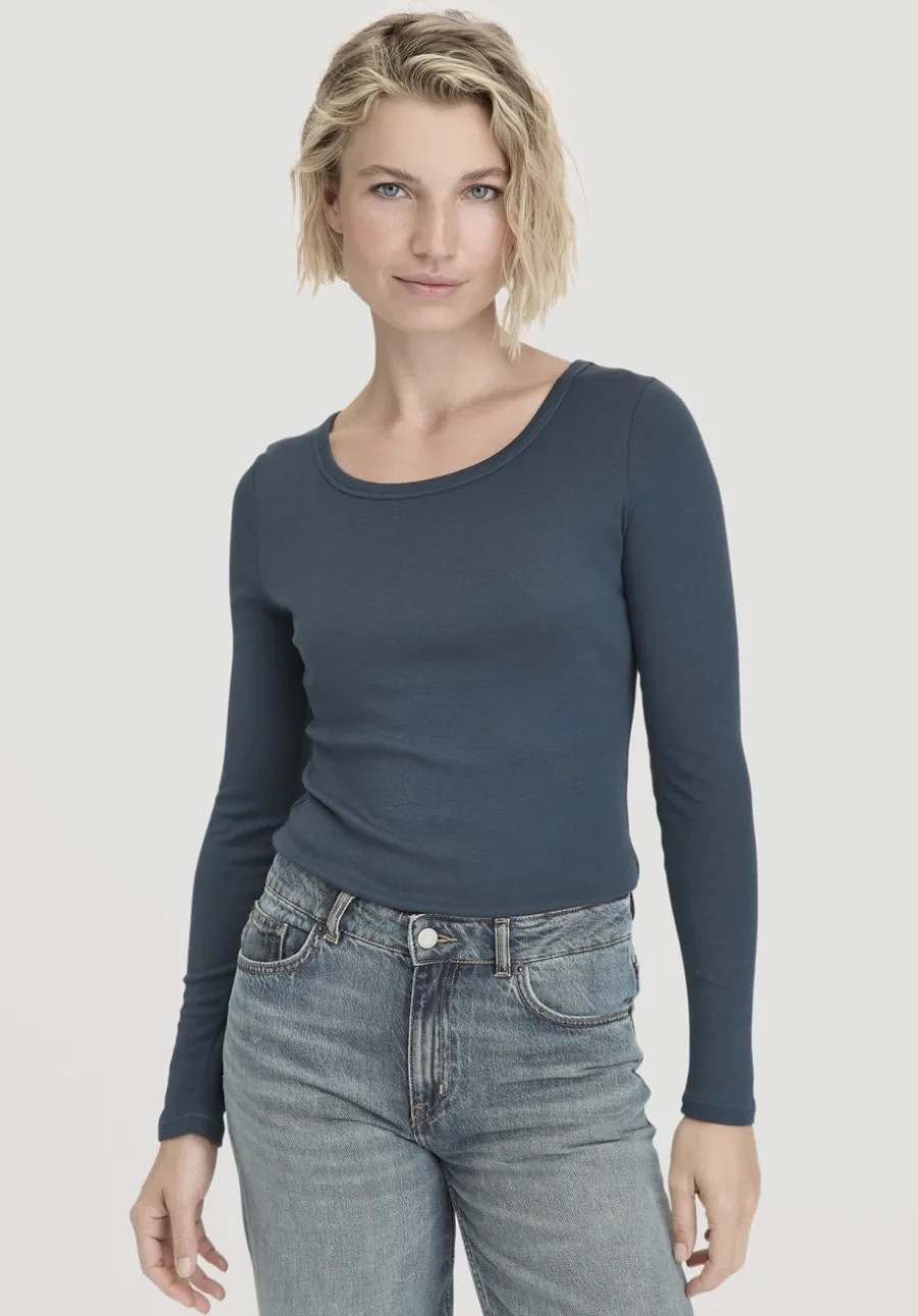 Softrib Longsleeve Fitted aus Bio-Baumwolle und TENCEL™ Modal von hessnatur