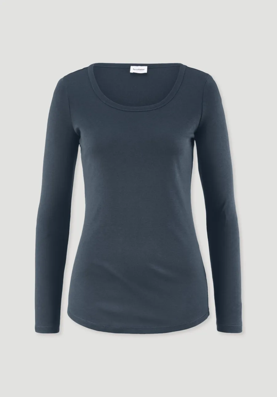 Softrib Longsleeve Fitted aus Bio-Baumwolle und TENCEL™ Modal von hessnatur