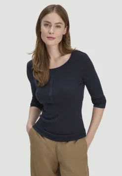 Softrib Longsleeve Henley Fitted aus Bio-Baumwolle und Tencel™ Modal von hessnatur