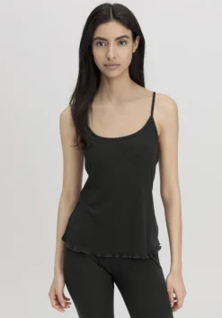 Spaghetti Top Fitted WARM TOUCH aus Bio-Merinowolle und TENCEL™ Lyocell von hessnatur