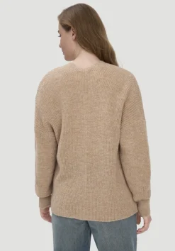 Strick Jacke Oversize aus reinem Alpaka von hessnatur