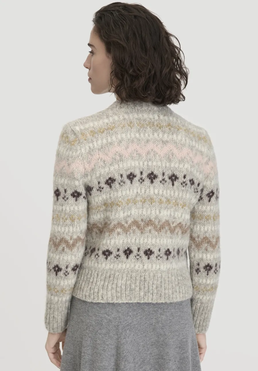 Strick Jacke Regular aus Alpaka mit Bio-Baumwolle von hessnatur