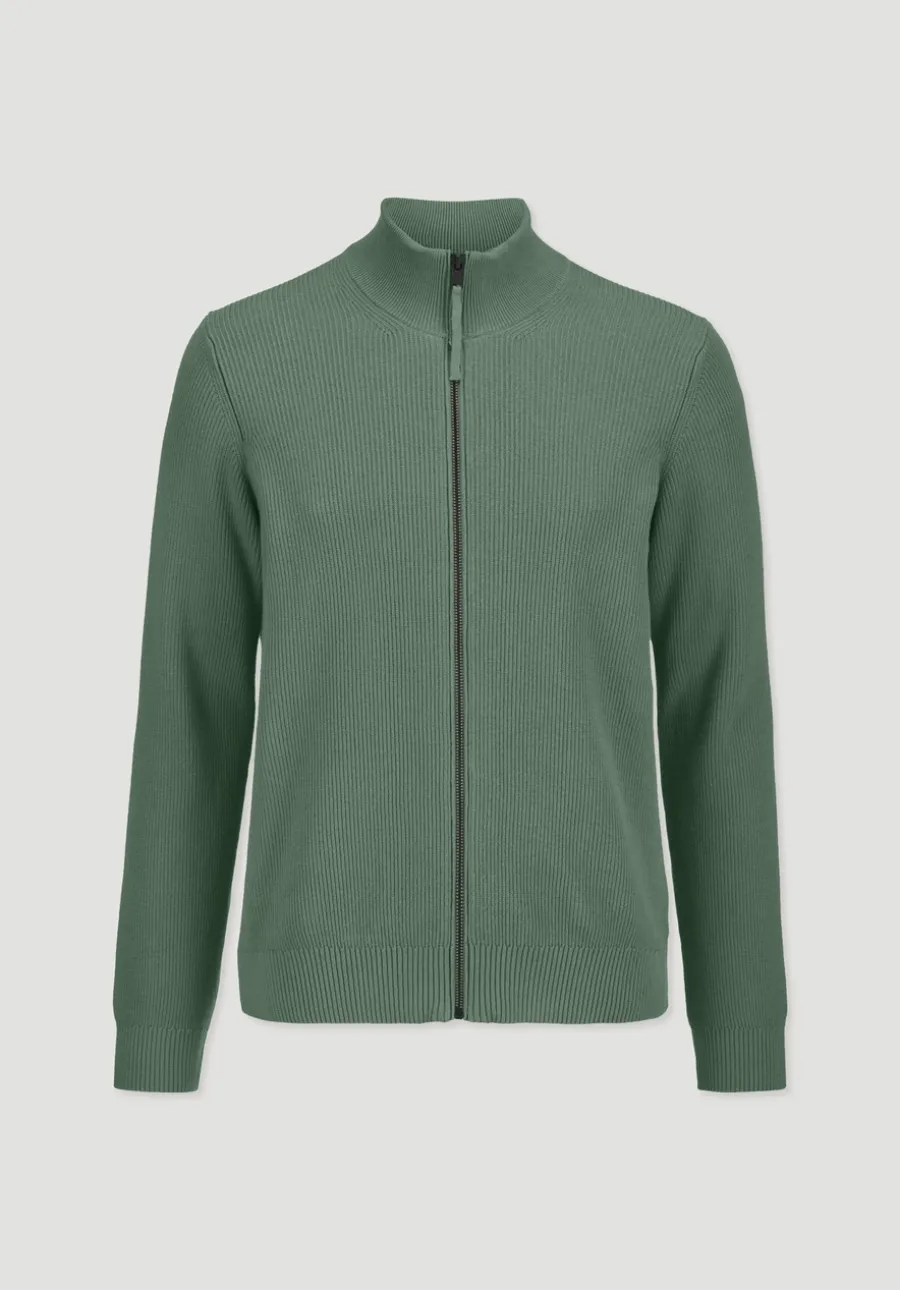 Strick Jacke Regular aus reiner Bio-Baumwolle von hessnatur