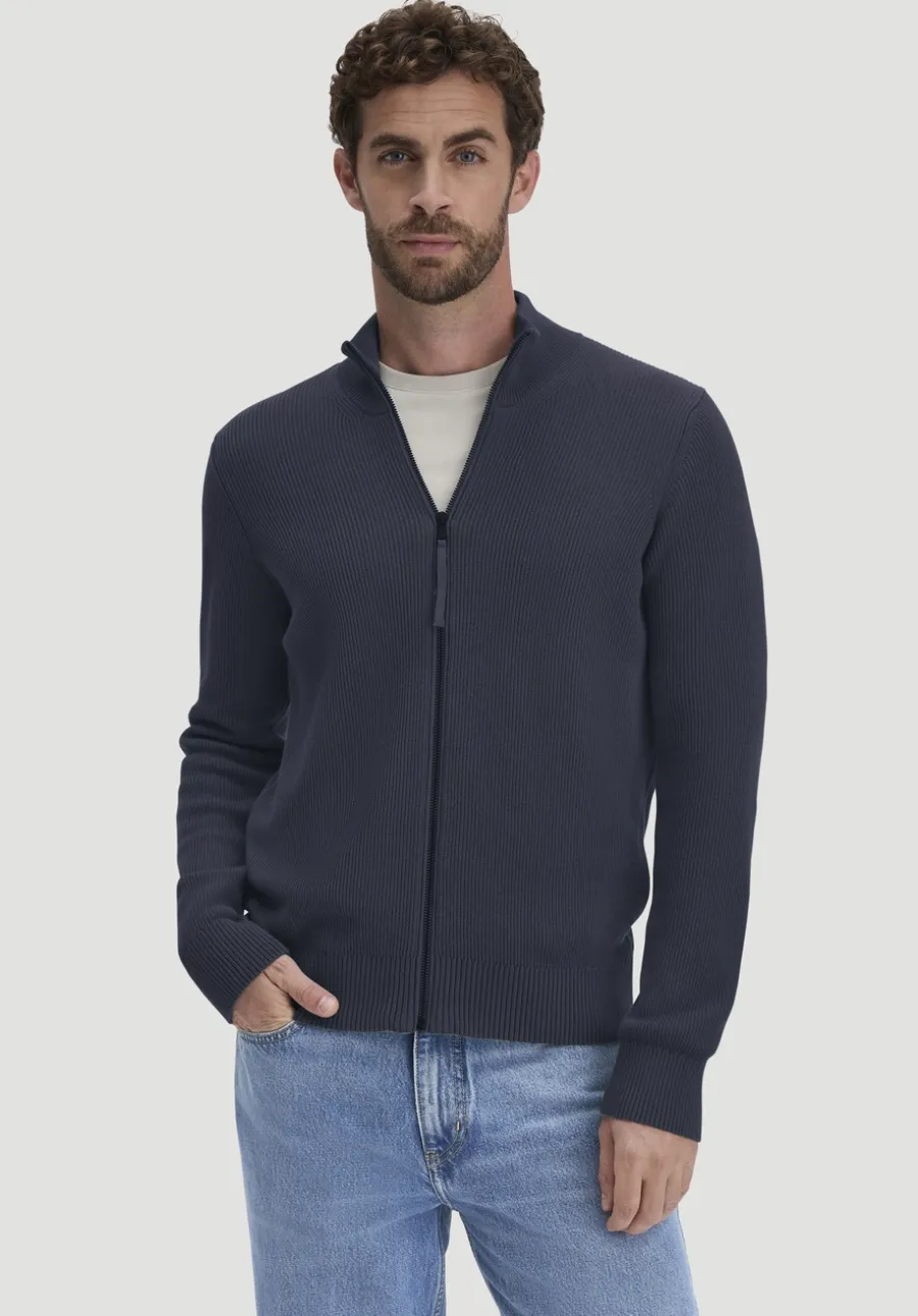 Strick Jacke Regular aus reiner Bio-Baumwolle von hessnatur