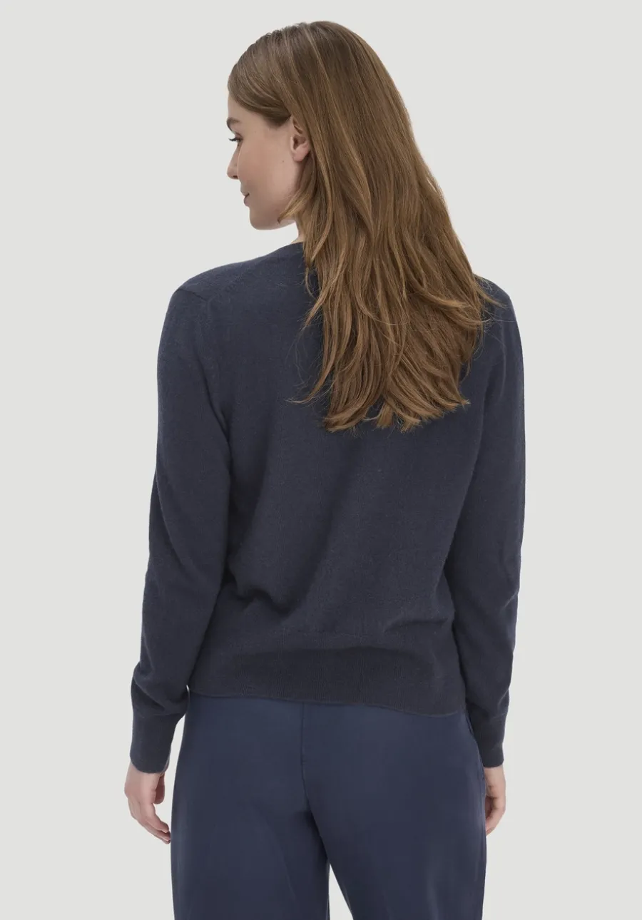 Strick Jacke Regular BETTER RECYCLING aus reinem Cashmere von hessnatur