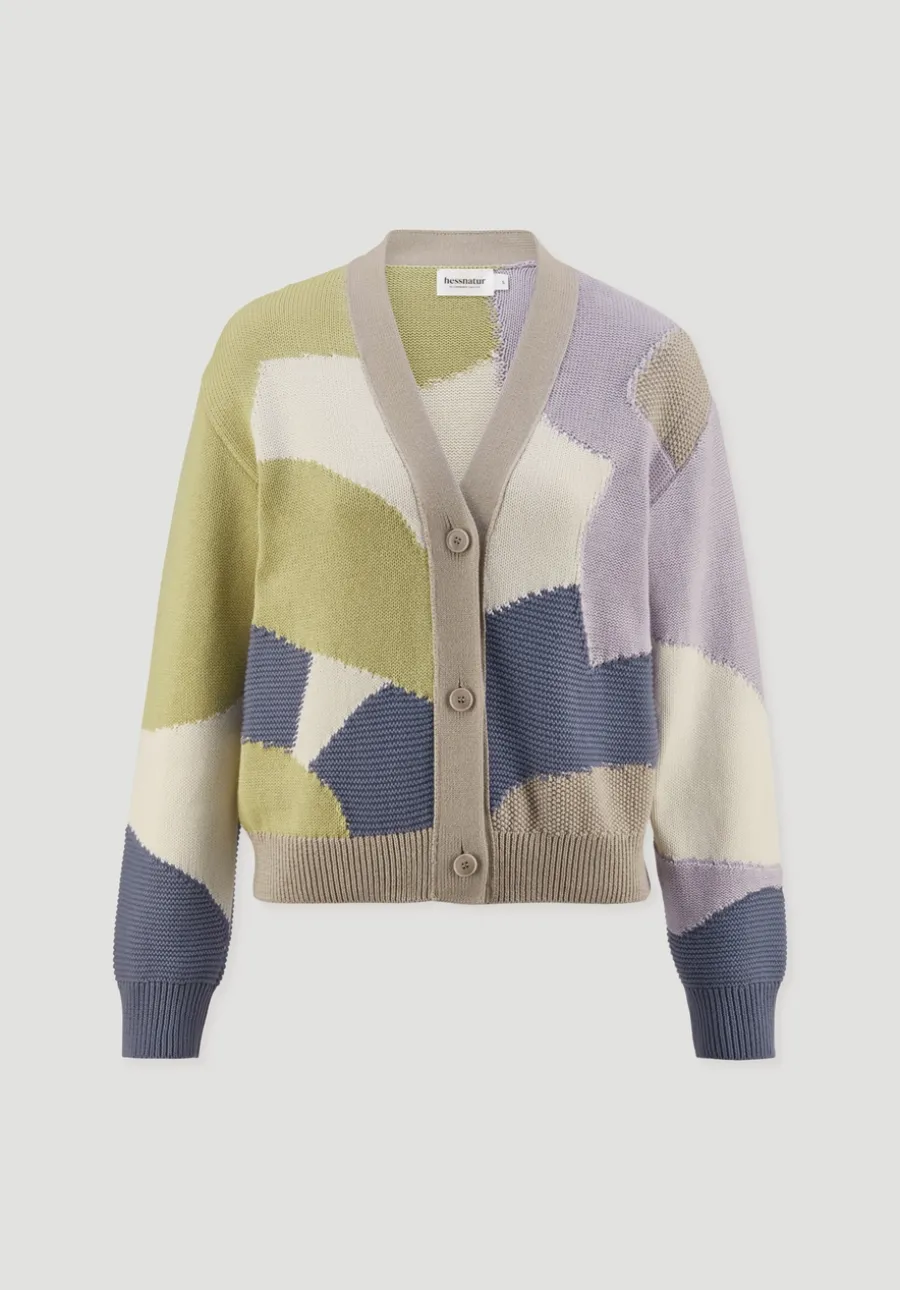 Strick Jacke Relaxed aus reiner Bio-Baumwolle von hessnatur