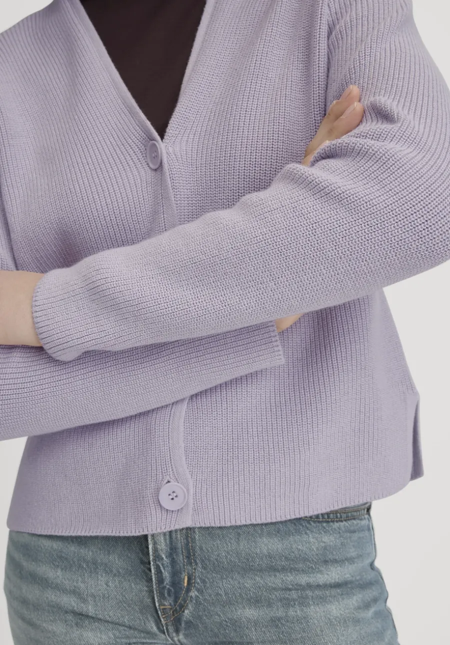 Strick Jacke Relaxed aus reiner Bio-Baumwolle von hessnatur