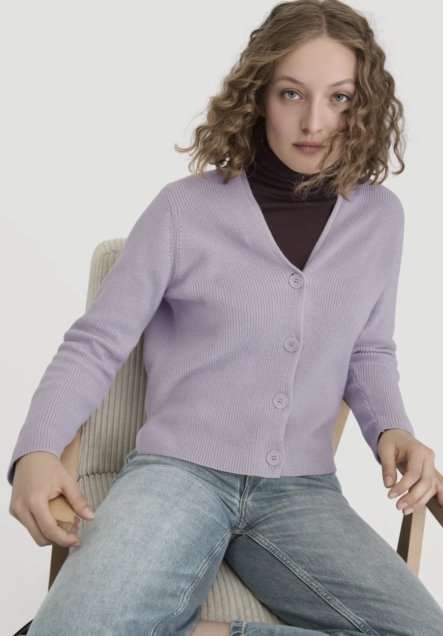Strick Jacke Relaxed aus reiner Bio-Baumwolle von hessnatur