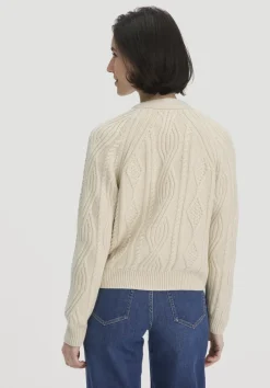 Strick Jacke Relaxed aus Bio-Baumwolle und Bio-Schurwolle von hessnatur