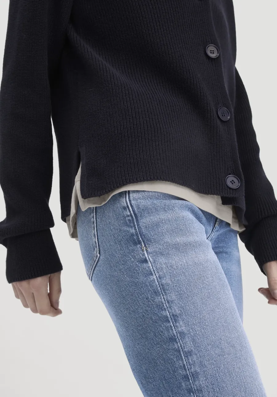 Strick Jacke Relaxed aus reiner Bio-Baumwolle von hessnatur