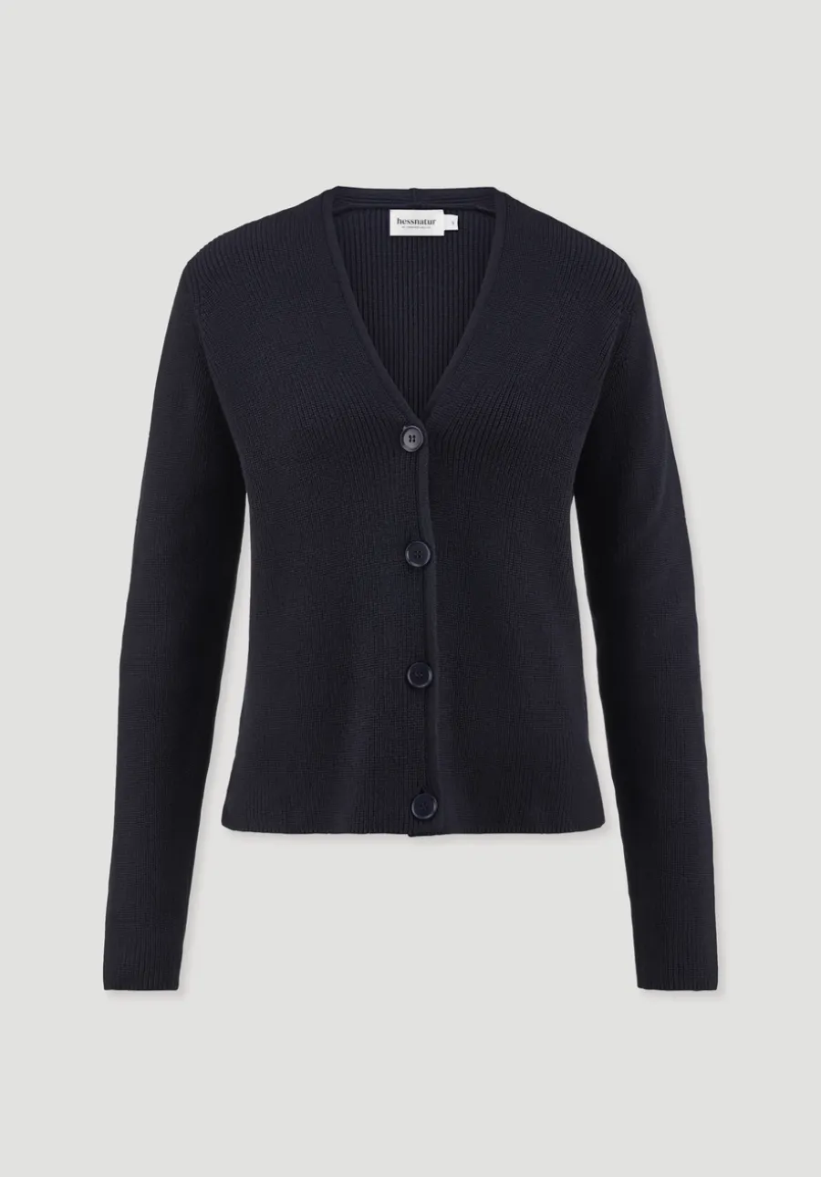 Strick Jacke Relaxed aus reiner Bio-Baumwolle von hessnatur