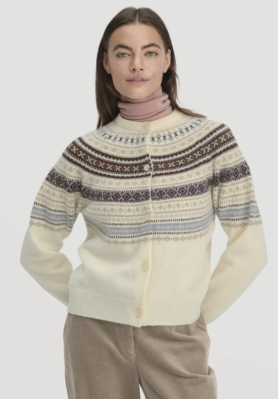 Strick Jacke Relaxed BETTER RECYCLING aus reiner Bio-Merinowolle von hessnatur