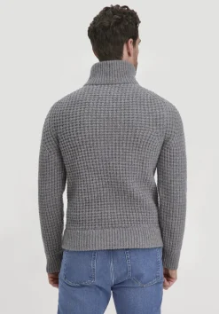 Strick Jacke Relaxed BETTER RECYCLING aus reiner Bio-Merinowolle von hessnatur