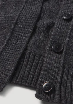 Strick Jacke Relaxed Cropped aus Bio-Merinowolle mit Bio-Baumwolle von hessnatur