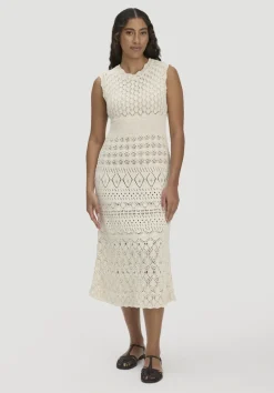 Strick Kleid Midi aus reiner Bio-Baumwolle von hessnatur