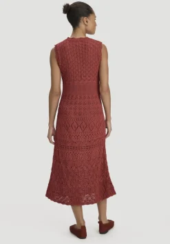 Strick Kleid Midi aus reiner Bio-Baumwolle von hessnatur