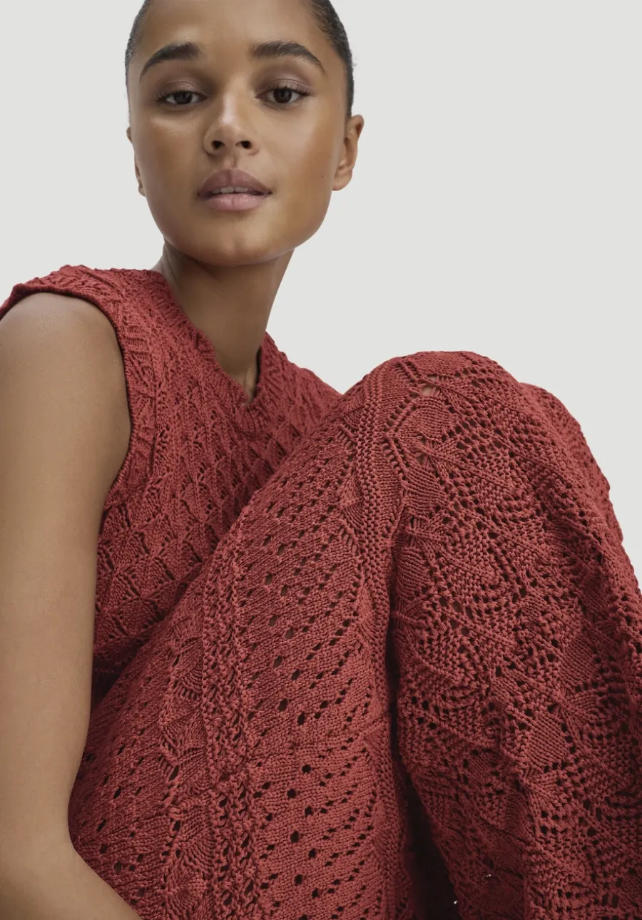 Strick Kleid Midi aus reiner Bio-Baumwolle von hessnatur