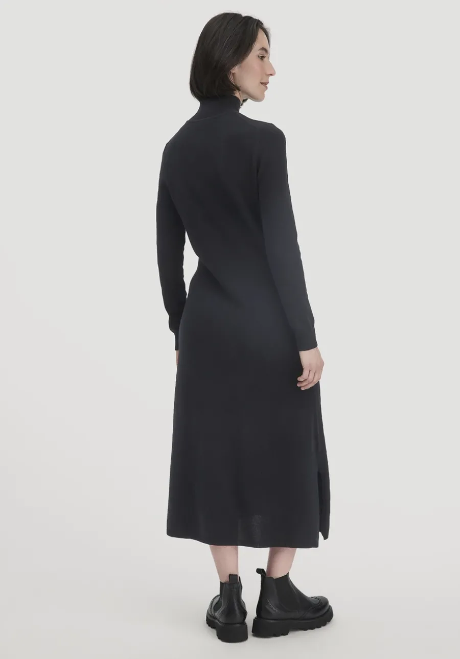 Strick Kleid Regular aus Bio-Merinowolle mit Cashmere von hessnatur