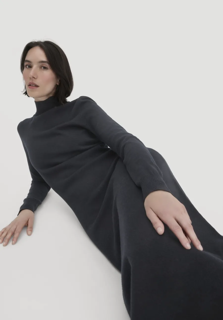 Strick Kleid Regular aus Bio-Merinowolle mit Cashmere von hessnatur