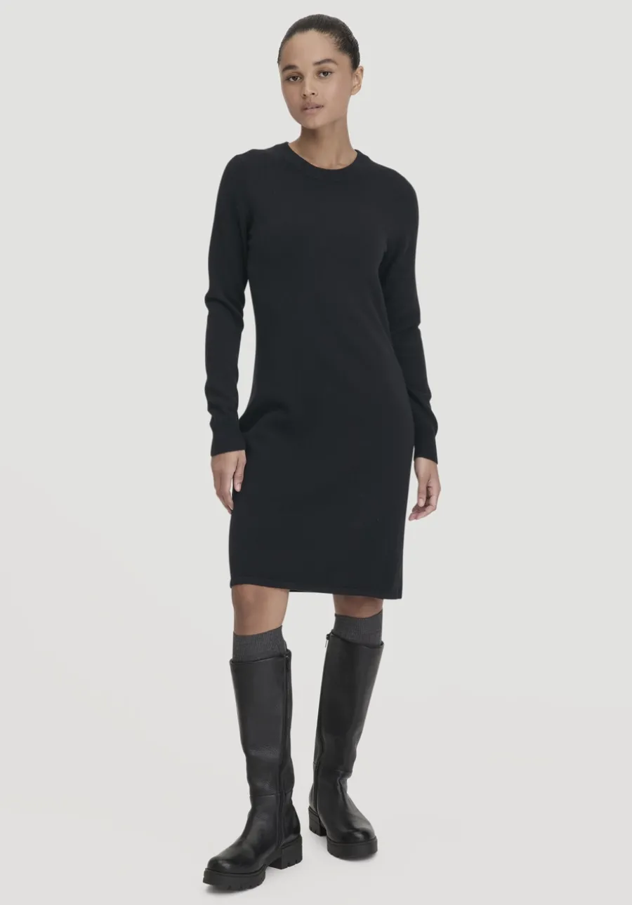 Strick Kleid Regular aus Bio-Merinowolle mit Cashmere von hessnatur