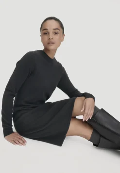Strick Kleid Regular aus Bio-Merinowolle mit Cashmere von hessnatur