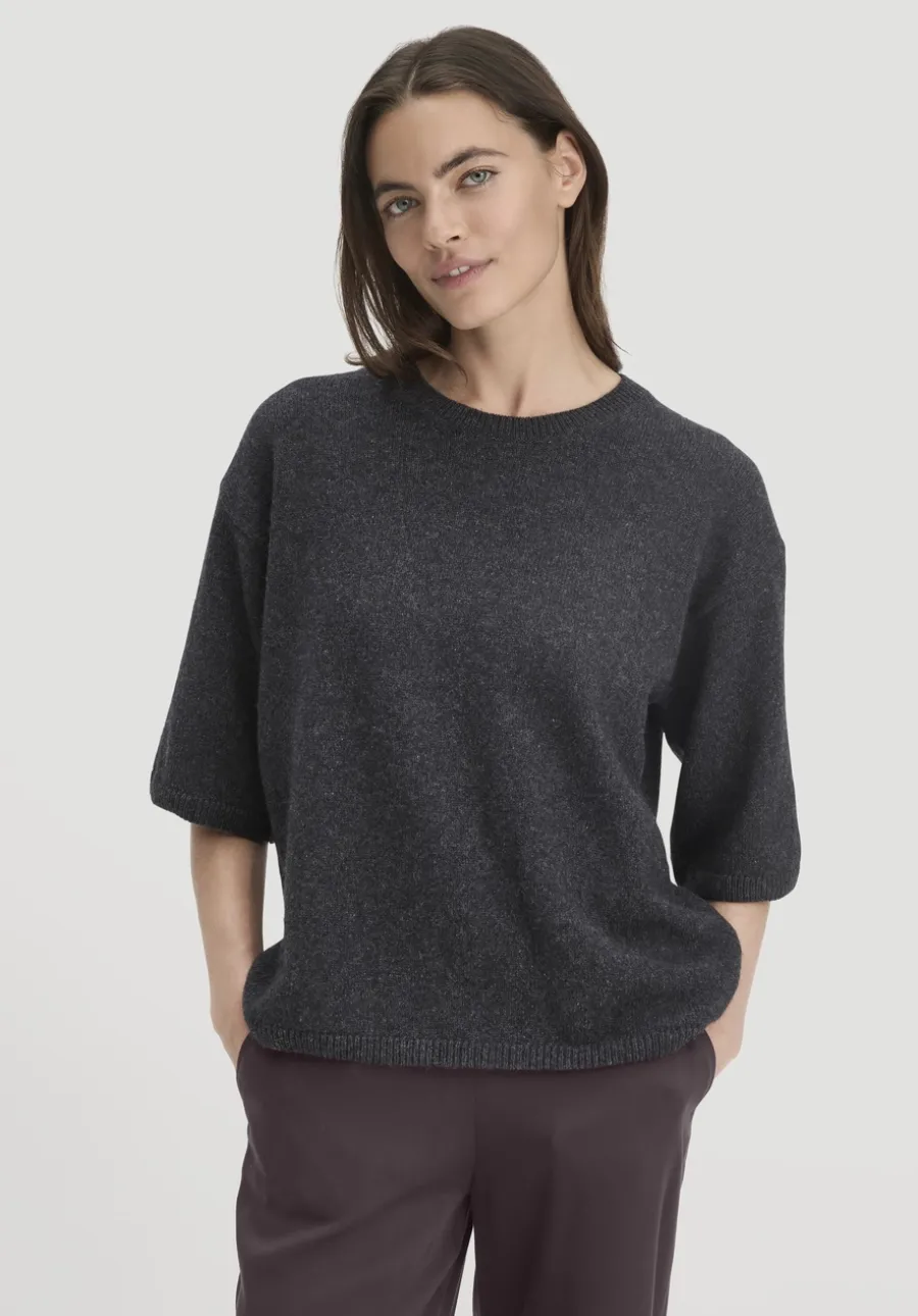 Strick Pullover Oversize aus Bio-Merinowolle mit Bio-Baumwolle von hessnatur
