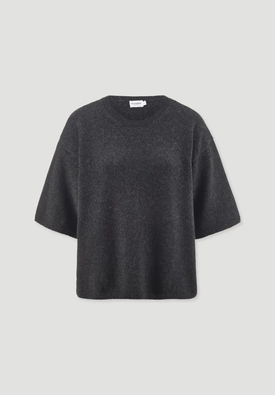 Strick Pullover Oversize aus Bio-Merinowolle mit Bio-Baumwolle von hessnatur