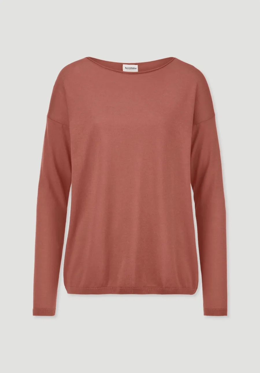 Strick Pullover Oversize aus TENCEL™ Lyocell mit Bio-Baumwolle von hessnatur