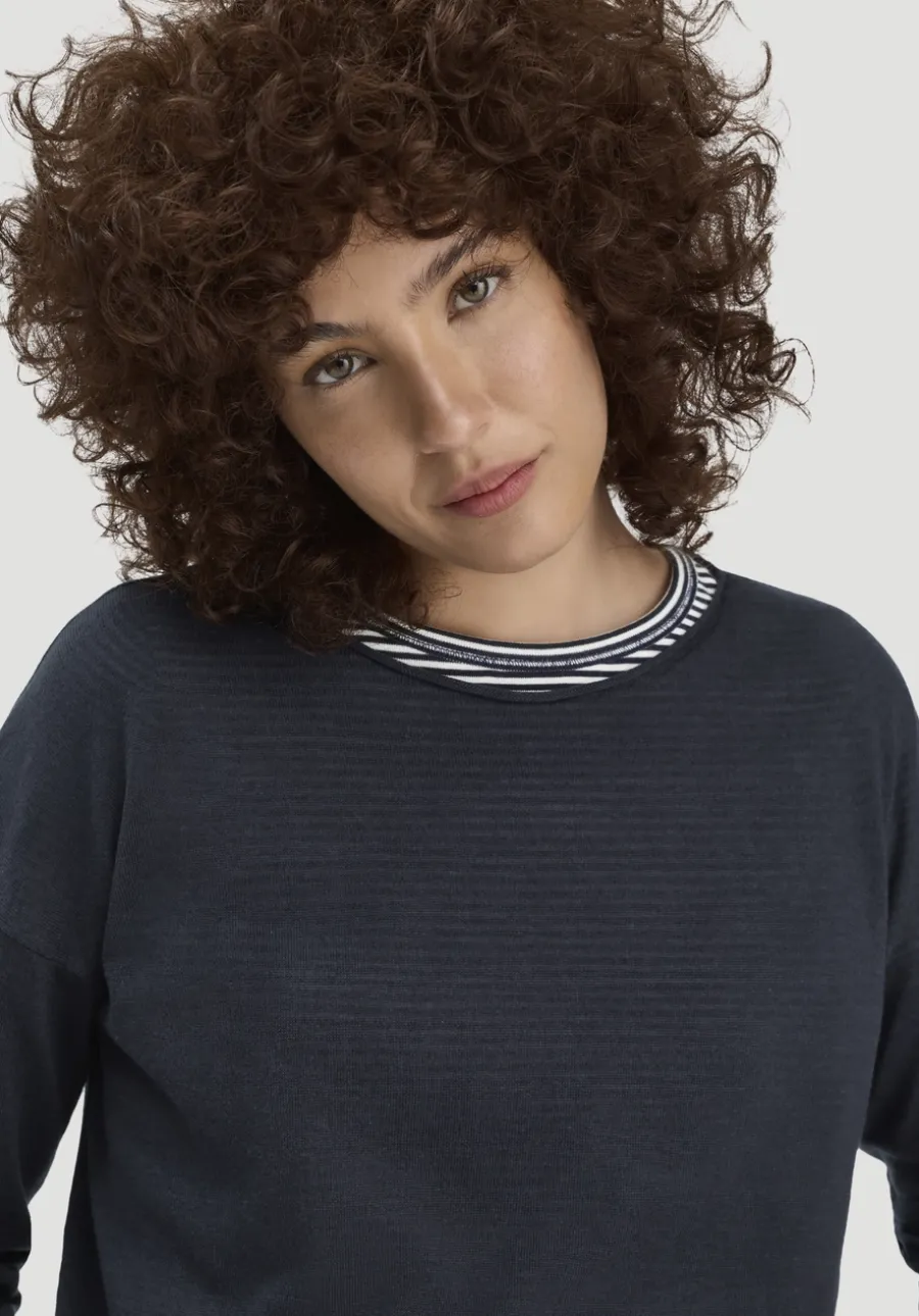 Strick Pullover Oversize aus TENCEL™ Lyocell mit Bio-Baumwolle von hessnatur
