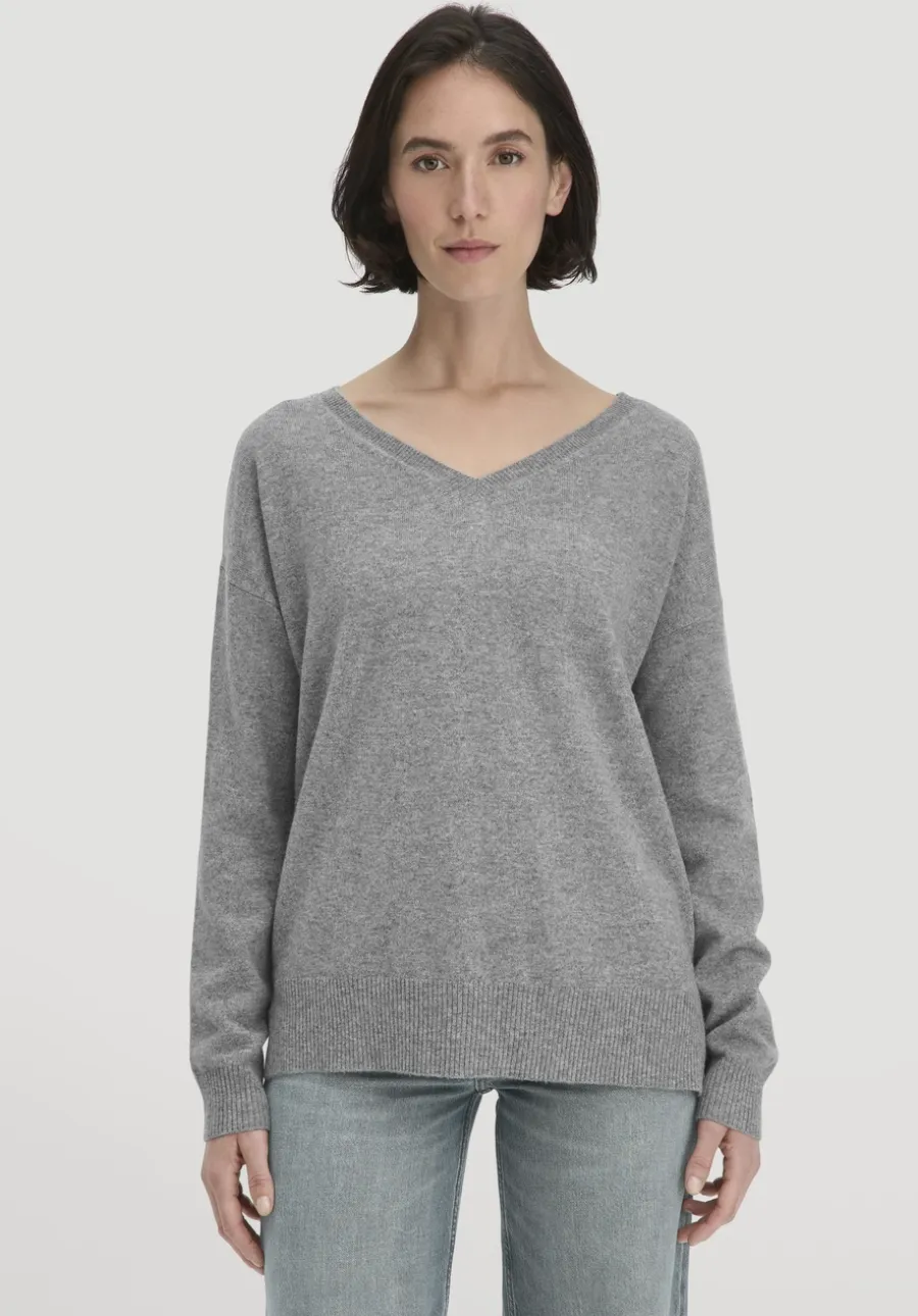 Strick Pullover Oversized aus Bio-Merinowolle mit Cashmere von hessnatur