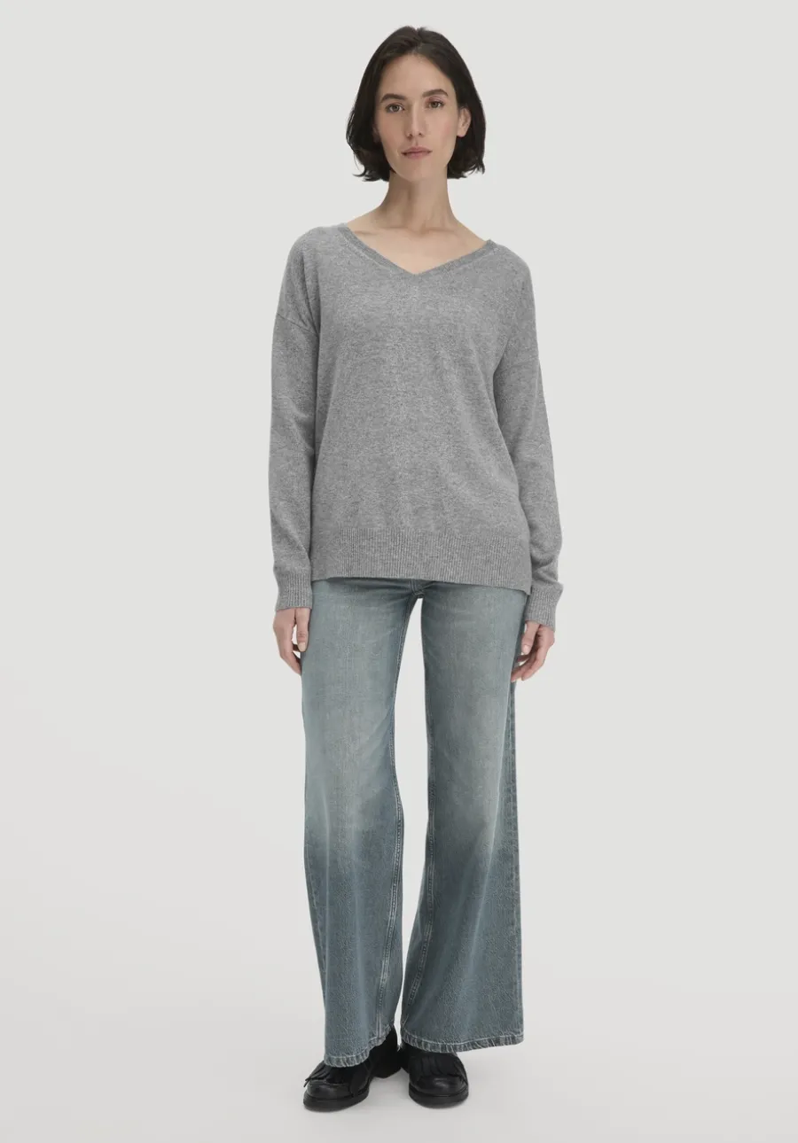 Strick Pullover Oversized aus Bio-Merinowolle mit Cashmere von hessnatur