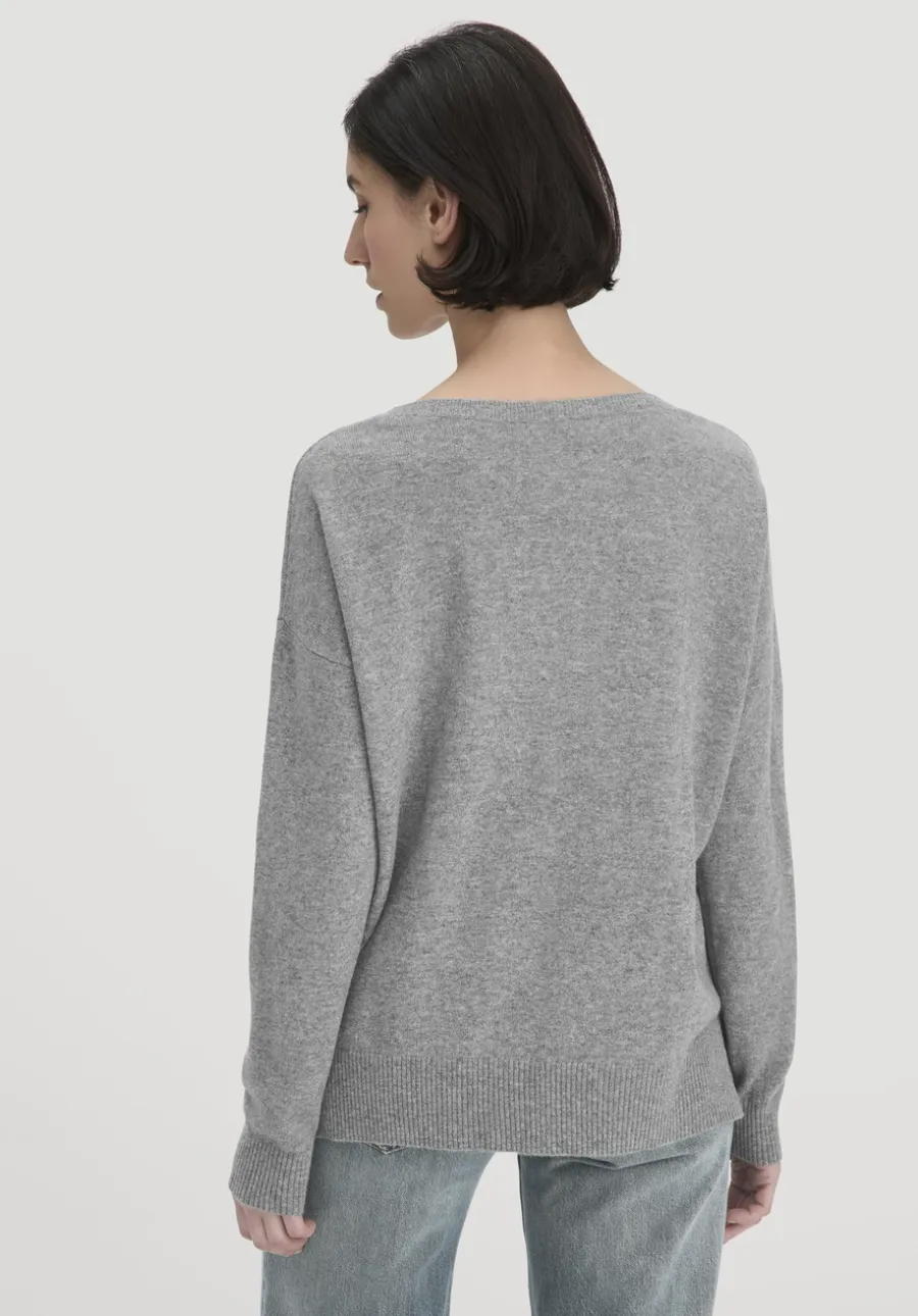 Strick Pullover Oversized aus Bio-Merinowolle mit Cashmere von hessnatur