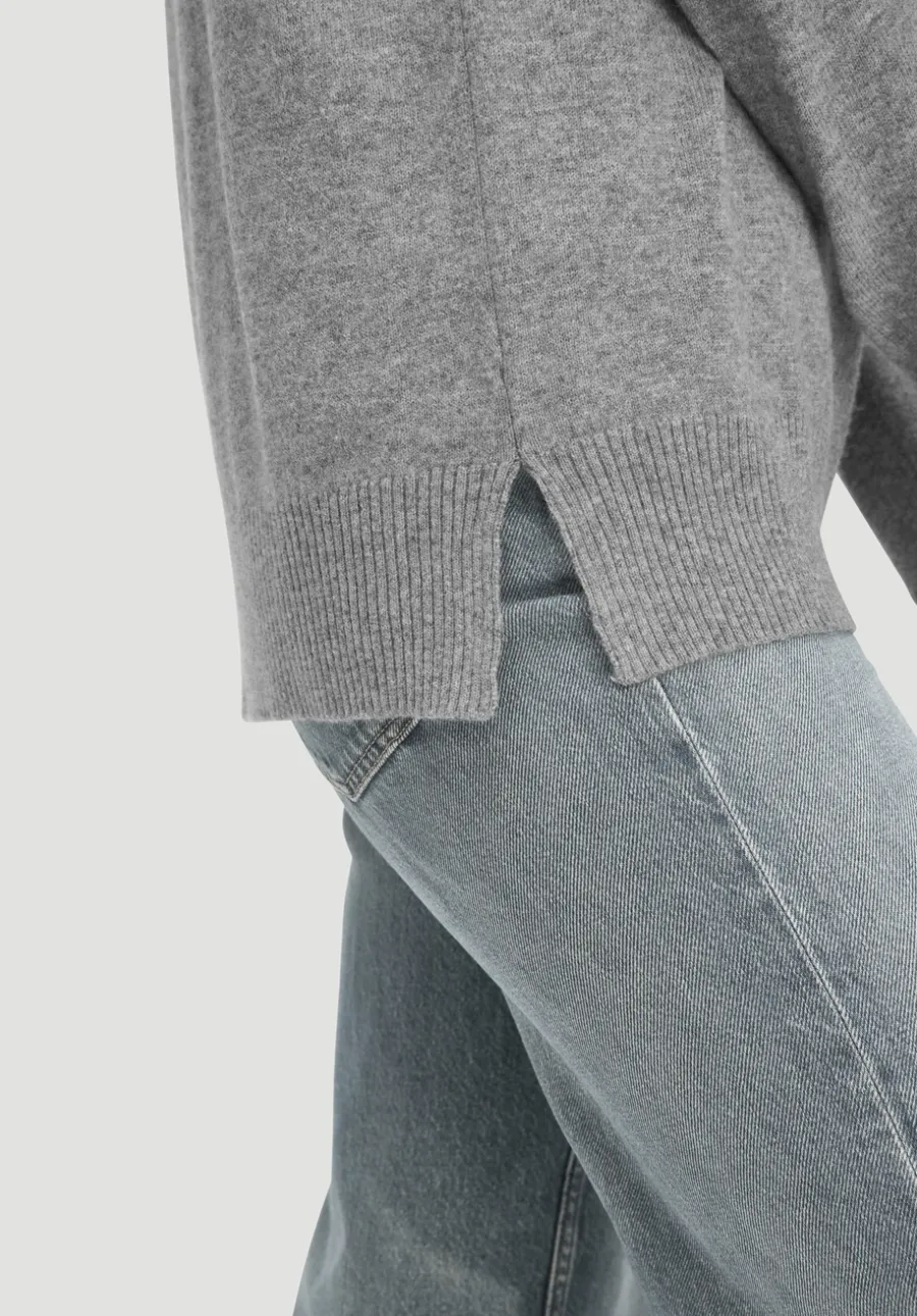 Strick Pullover Oversized aus Bio-Merinowolle mit Cashmere von hessnatur