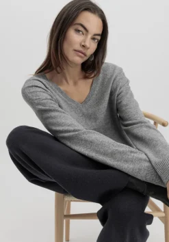 Strick Pullover Oversized aus Bio-Merinowolle mit Cashmere von hessnatur