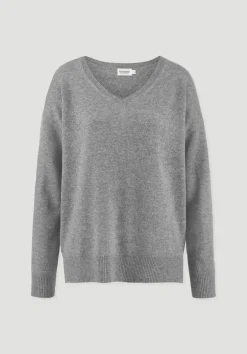 Strick Pullover Oversized aus Bio-Merinowolle mit Cashmere von hessnatur