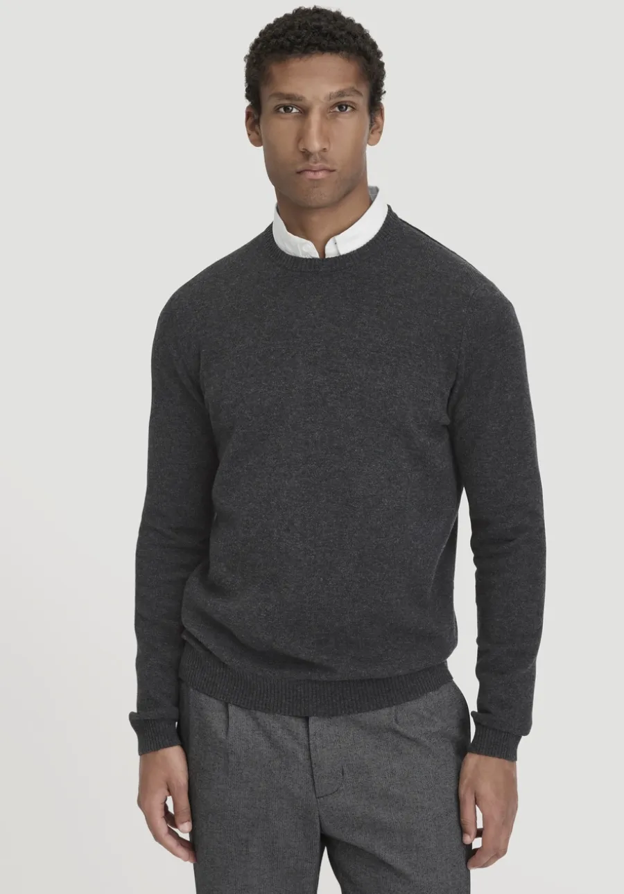 Strick Pullover Regular aus Bio-Merinowolle mit Cashmere von hessnatur