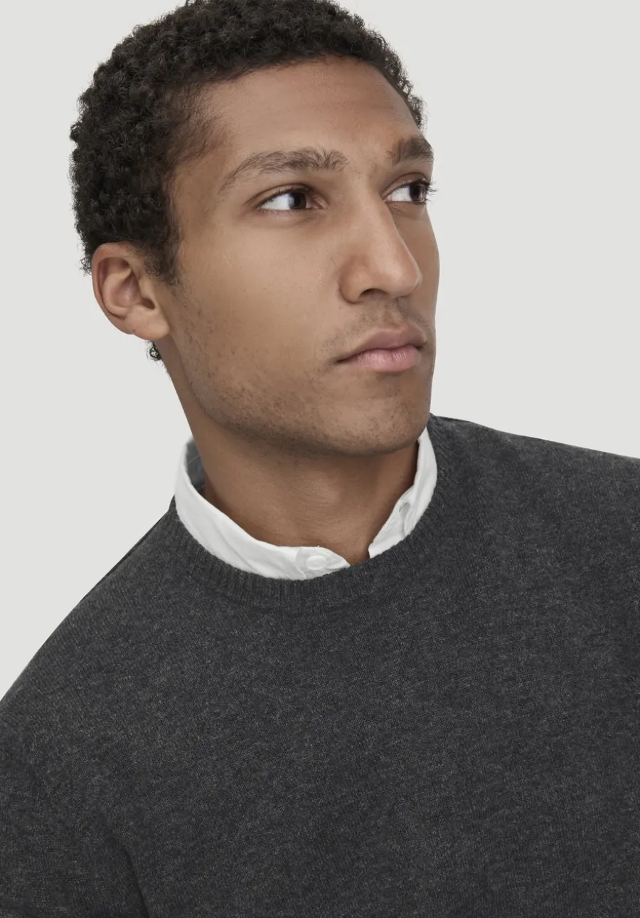 Strick Pullover Regular aus Bio-Merinowolle mit Cashmere von hessnatur