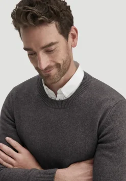 Strick Pullover Regular aus Bio-Merinowolle mit Bio-Baumwolle von hessnatur