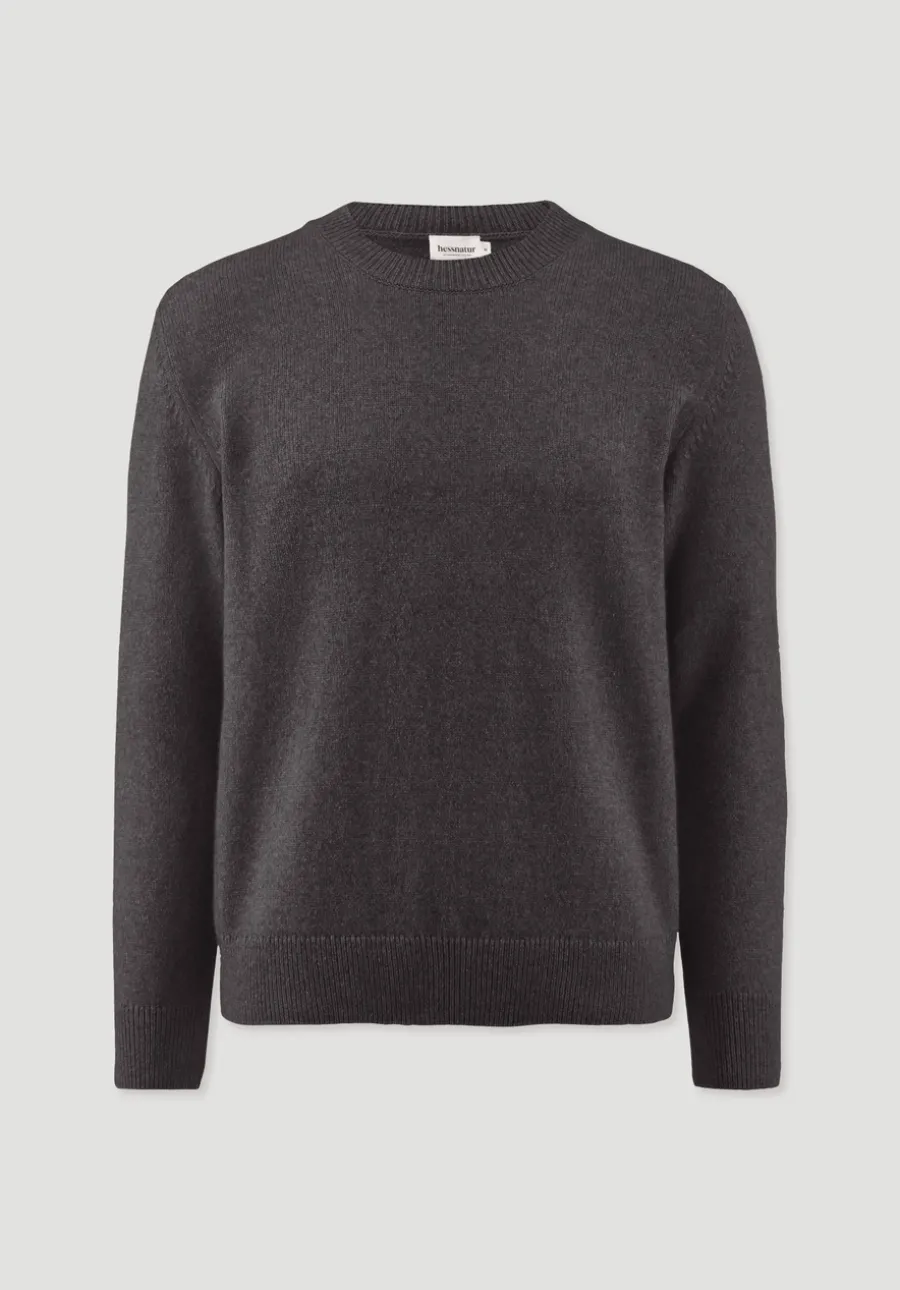 Strick Pullover Regular aus Bio-Merinowolle mit Bio-Baumwolle von hessnatur