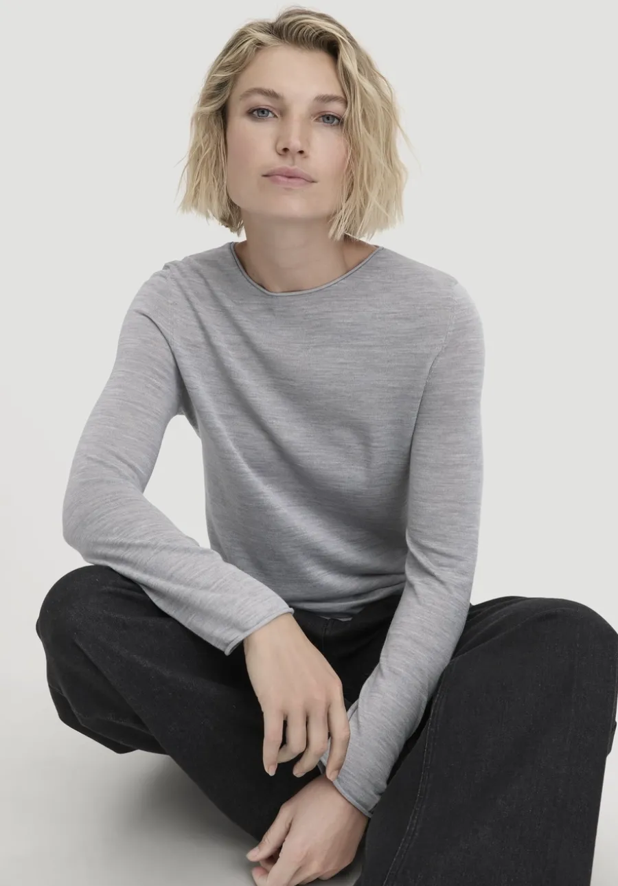 Strick Pullover Regular aus reiner Bio-Merinowolle von hessnatur
