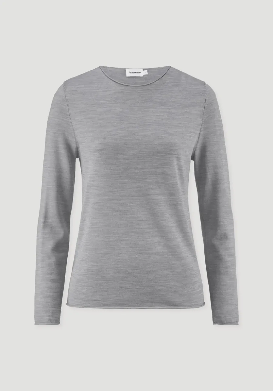 Strick Pullover Regular aus reiner Bio-Merinowolle von hessnatur