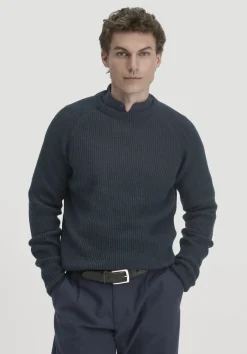 Strick Pullover Regular aus Bio-Baumwolle mit Bio-Merinowolle von hessnatur
