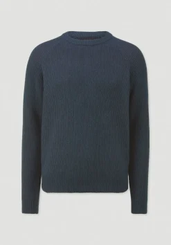 Strick Pullover Regular aus Bio-Baumwolle mit Bio-Merinowolle von hessnatur
