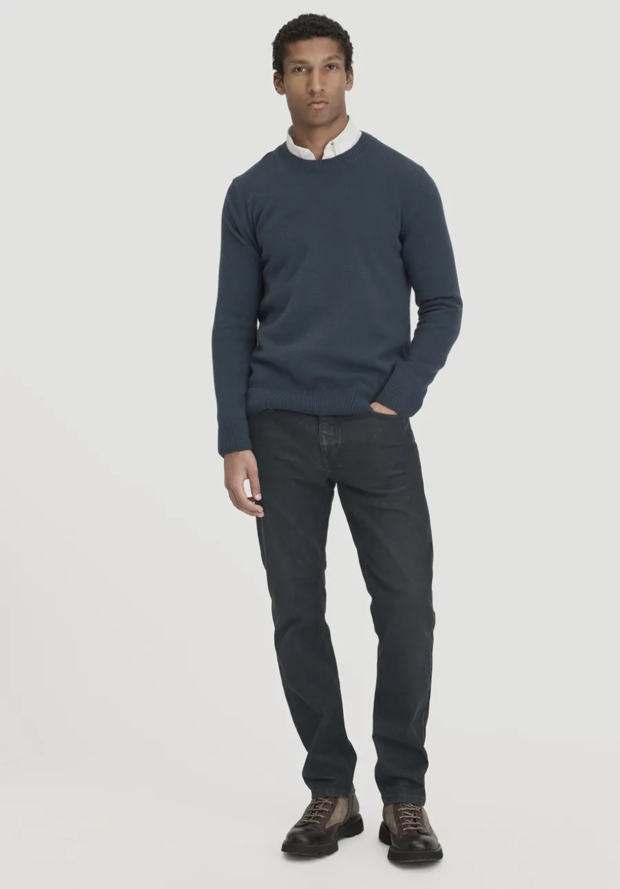 Strick Pullover Regular aus Bio-Merinowolle mit Bio-Baumwolle von hessnatur