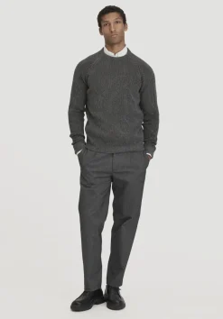 Strick Pullover Regular aus Bio-Baumwolle mit Bio-Merinowolle von hessnatur