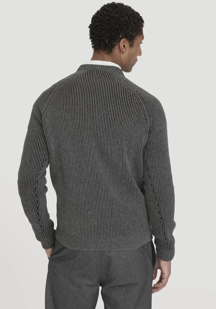 Strick Pullover Regular aus Bio-Baumwolle mit Bio-Merinowolle von hessnatur